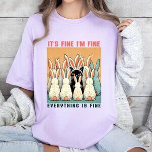 Funny Easter Tshirt, Cat Easter Shirt, Cute Easter Shirt Gift